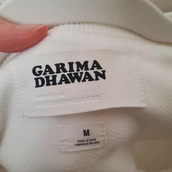 Anthropologie Garima Dhawan Love Peace Happiness Pullover Sweatshirt M - Picture 5 of 5